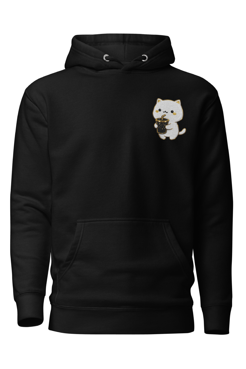 Hoodie noir minimaliste Zelyor